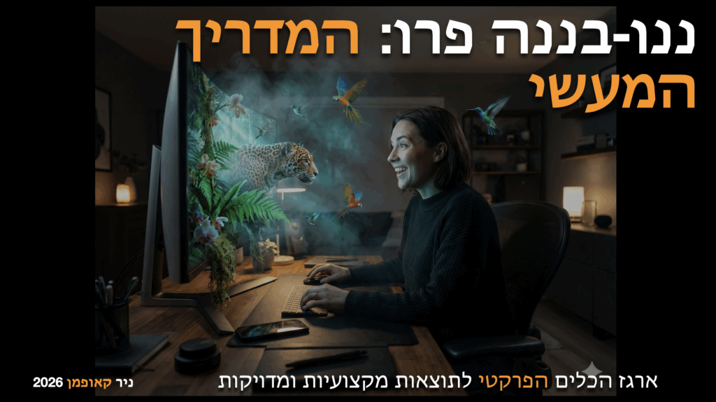 יצירת תמונות ננו בננה - הרצאה